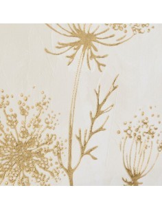 Tela, 3D, Beryl, bianca, 30x60 cm, effetto alluminio dorato, assortita FOURGERE/FLEUR