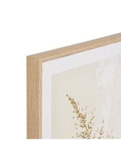 Tela, 3D, Beryl, bianca, 30x60 cm, effetto alluminio dorato, assortita FOURGERE/FLEUR