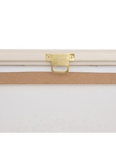Tela, 3D, Beryl, bianca, 30x60 cm, effetto alluminio dorato, assortita FOURGERE/FLEUR