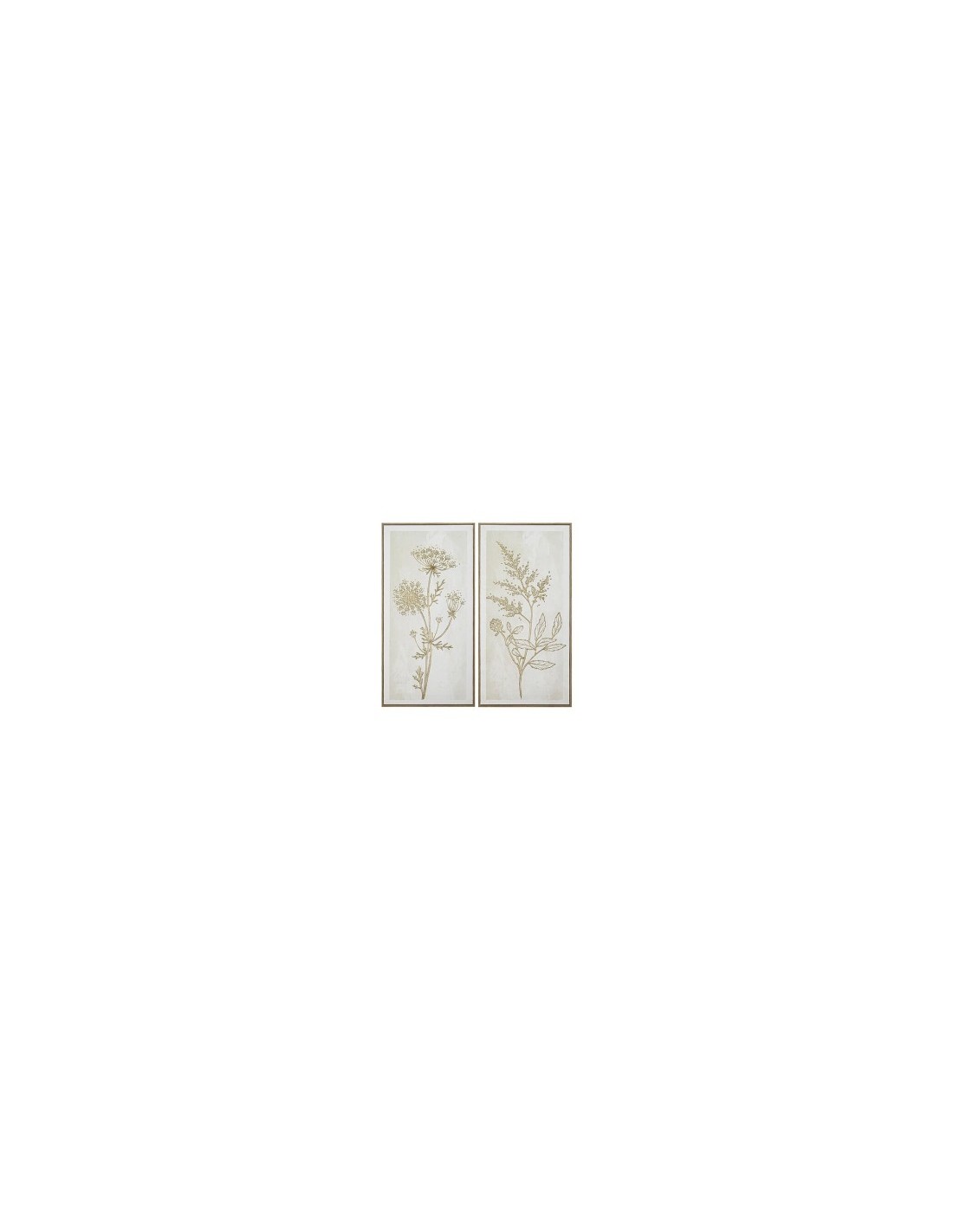 Tela, 3D, Beryl, bianca, 30x60 cm, effetto alluminio dorato, assortita FOURGERE/FLEUR