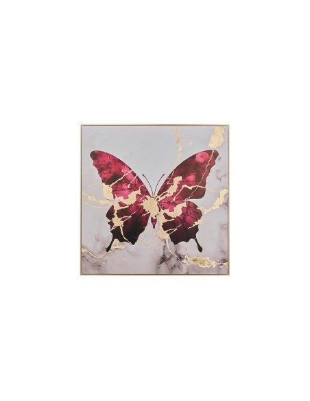 Tela, stampata, Hilo, farfalla, 60x60 cm, assortita, dorato metallizzato