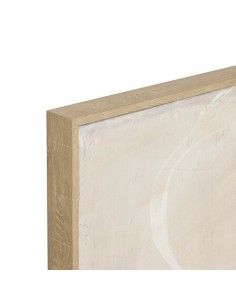 Tela, dipinta, incorniciata, Krisna, 150x100 cm, beige, acrilico, tela texturizzata