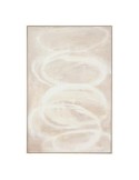 Tela, dipinta, incorniciata, Krisna, 150x100 cm, beige, acrilico, tela texturizzata