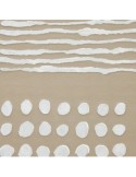 Tela dipinta incorniciata Farhan 116x75 cm beige medio, texture in rilievo