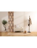 Set 3 pannelli decorativi, Colva grande, 30 x 30 cm, MDF, effetto legno chiaro, isolamento acustico, design a doghe