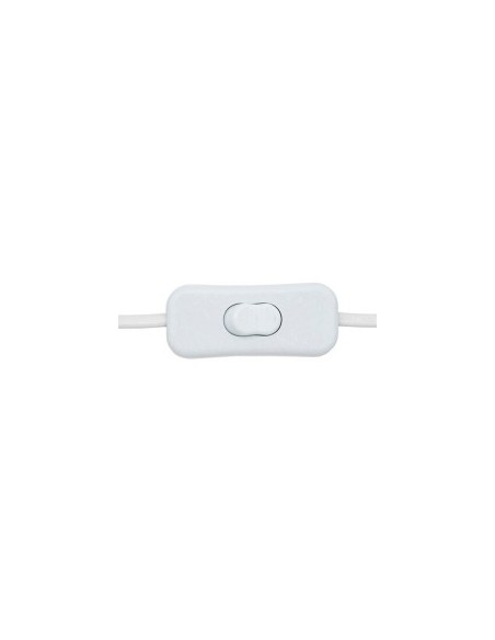 Lampada boucle dritta, Toxey, bianca, 22 cm altezza, abat-jour 15 cm, design moderno, E14 25W