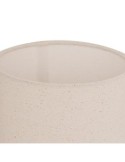 Lampada Rafa, base in legno, beige, altezza 37 cm, design moderno, HEVEA e PVC
