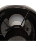 Lampada fungo Lito, metallo nero, altezza 24,5 cm, design moderno, acciaio