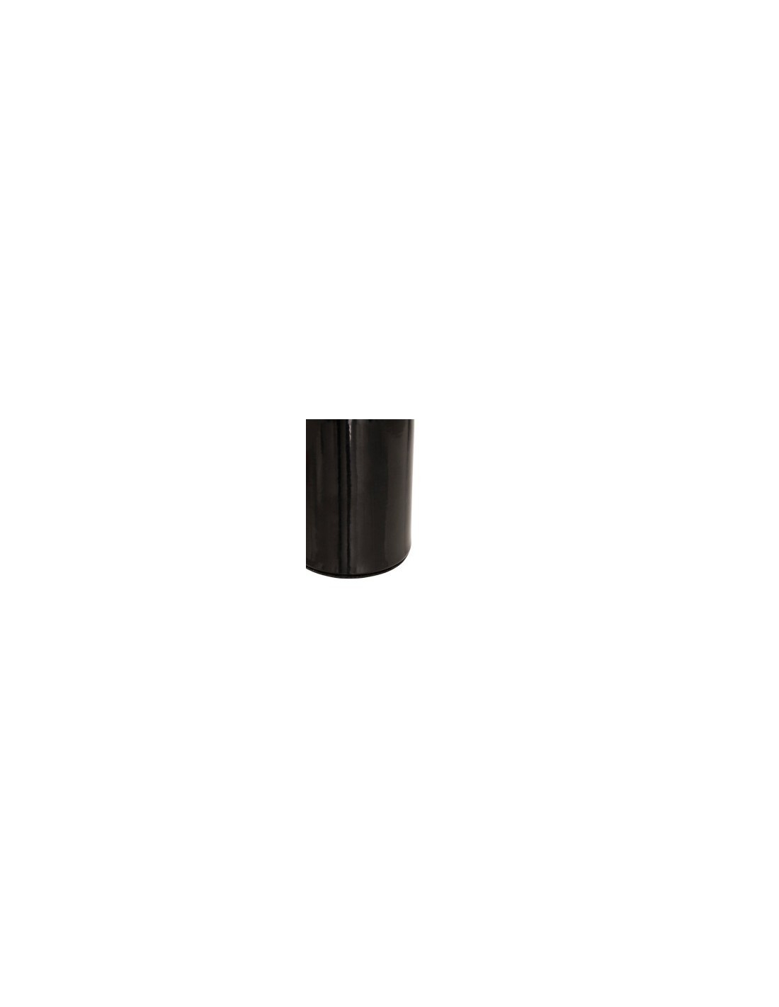 Lampada fungo Lito, metallo nero, altezza 24,5 cm, design moderno, acciaio