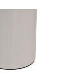 Lampada fungo Lito, metallo bianco, altezza 24,5 cm, design moderno, acciaio
