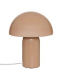 Lampada fungo Lito, metallo beige, altezza 24,5 cm, diametro 20 cm