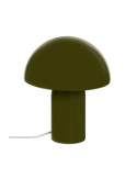 Lampada fungo Lito, metallo verde kaki, 20 x 20 x 24,5 cm