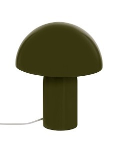 Lampada fungo Lito, metallo verde kaki, 20 x 20 x 24,5 cm