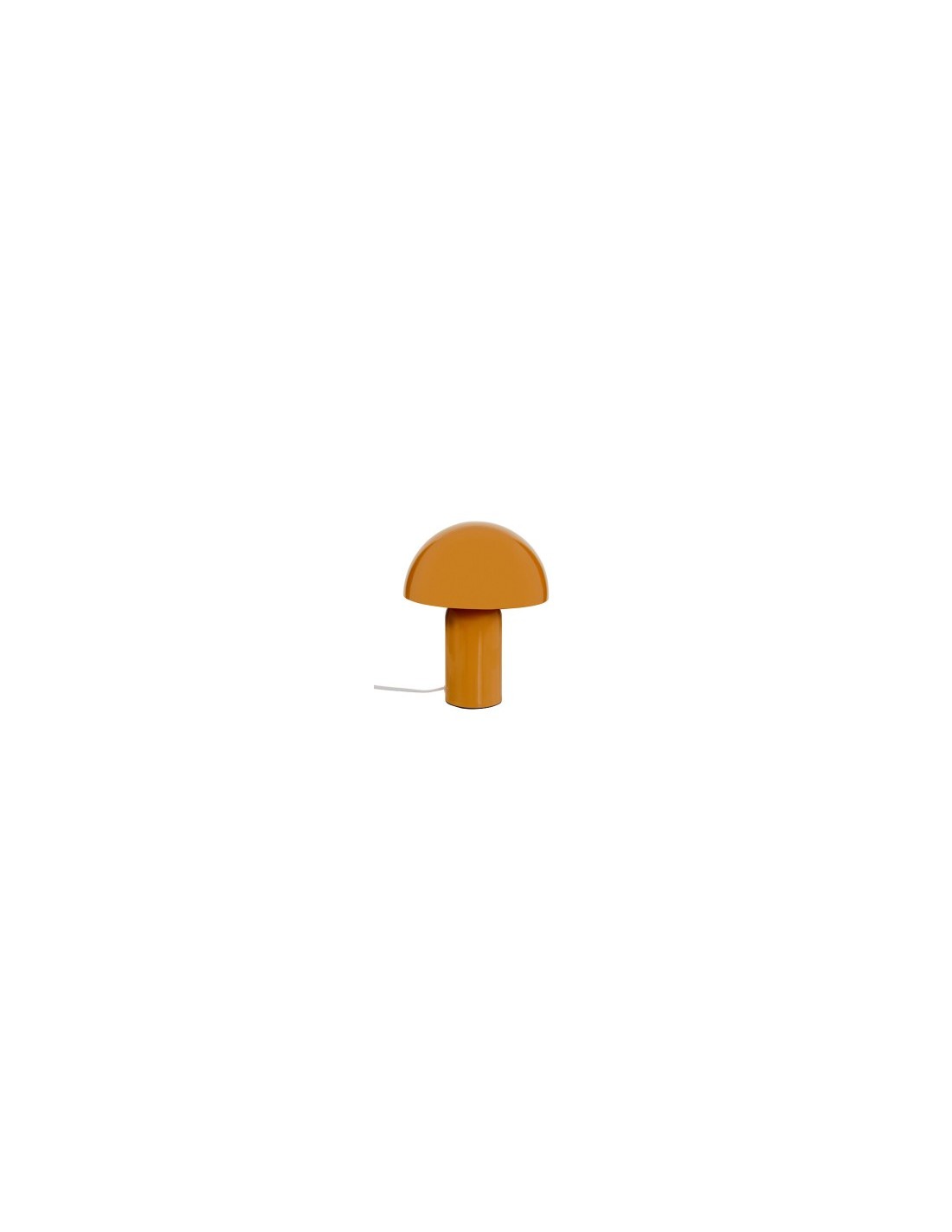 Lampada fungo Lito, metallo ocra, 20 x 20 x 24,5 cm
