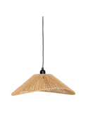 Sospensione Myha, effetto corda, beige, 43 x 38 x 118 cm, cavo 90 cm