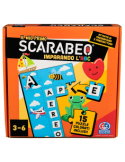 IL MIO PRIMO SCARABEO, PUZZLE EDUCATIVO, IMPARANDO L'ABC, GIOCO PER BAMBINI 3+ ANNI, LETTERE E PAROLE, 15 PEZZI
