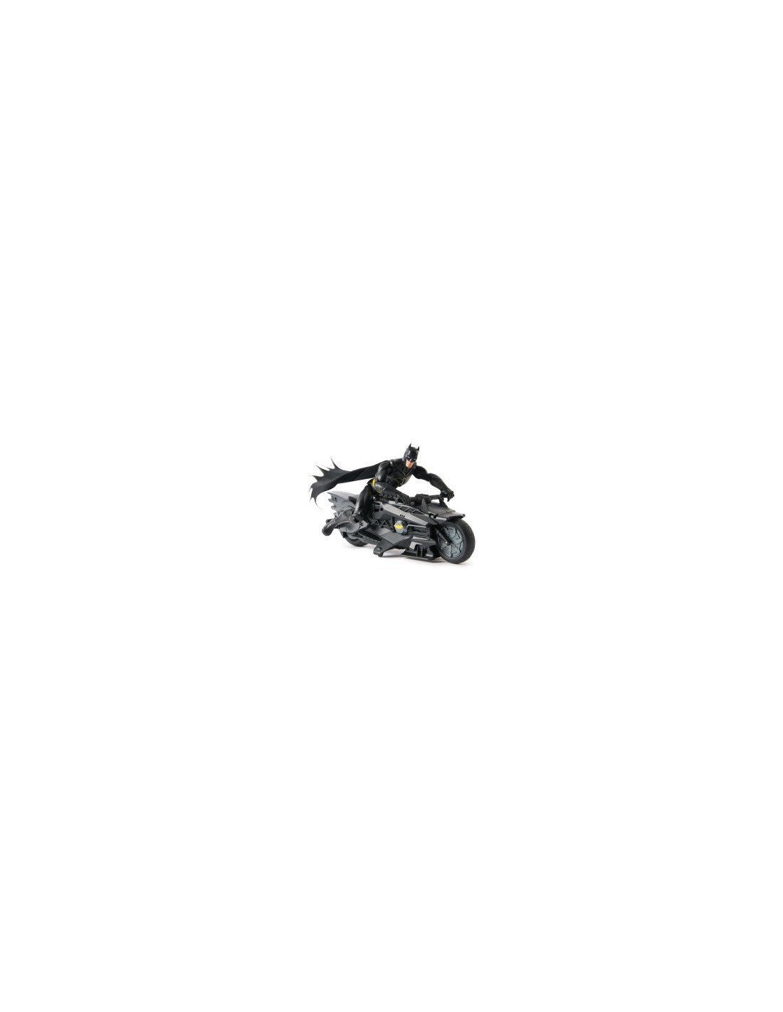 Batman RC Batcycle + Figura 30 cm – Veicolo Radiocomandato per Bambini 4+