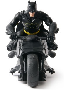 Batman RC Batcycle + Figura 30 cm – Veicolo Radiocomandato per Bambini 4+