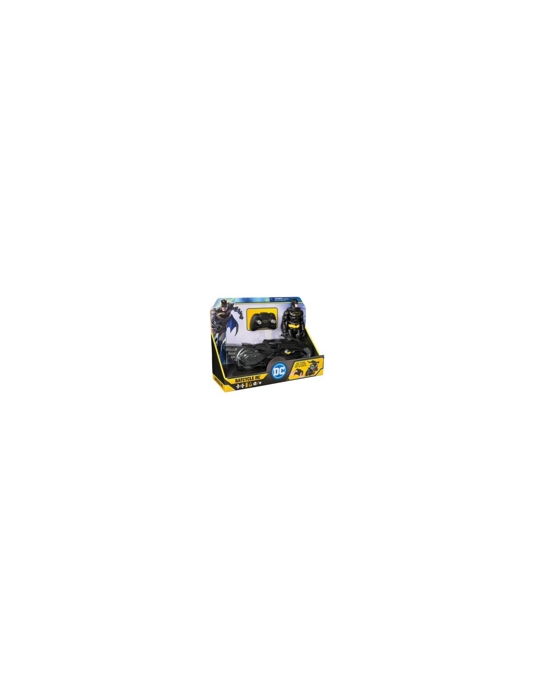 Batman RC Batcycle + Figura 30 cm – Veicolo Radiocomandato per Bambini 4+