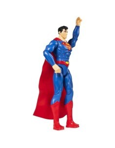 DC COMICS SUPERMAN, ACTION FIGURE 30 CM, 11 PUNTI DI ARTICOLAZIONE, MANTELLO IN TESSUTO, 4+ ANNI