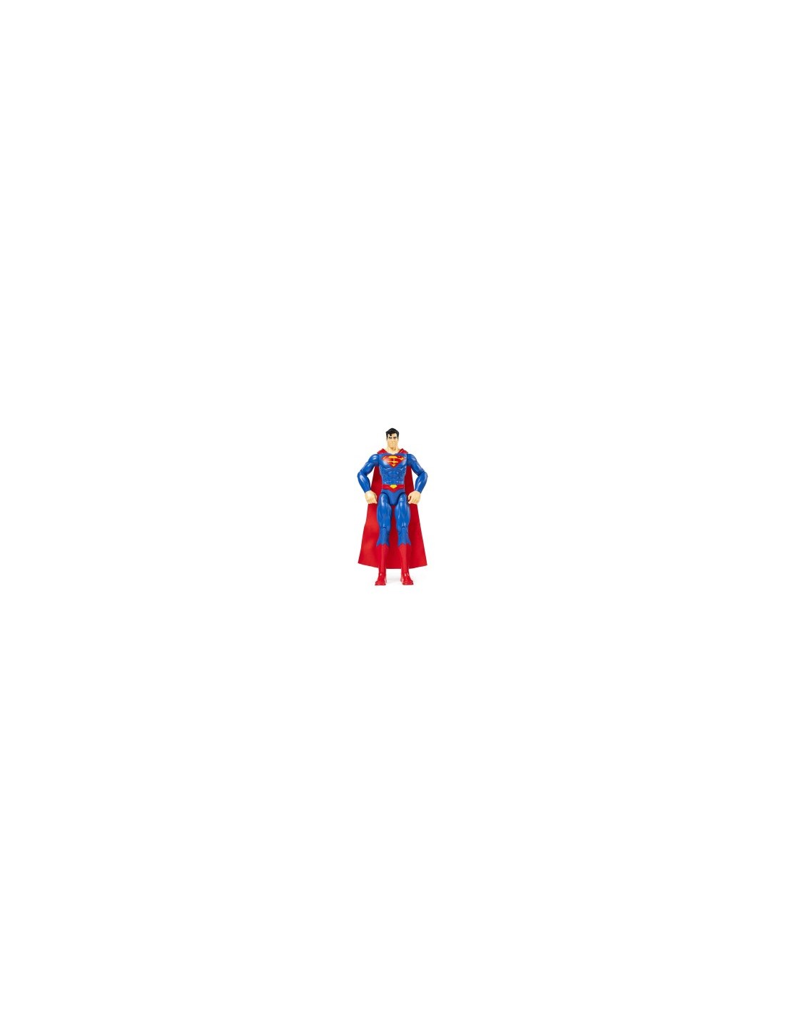 DC COMICS SUPERMAN, ACTION FIGURE 30 CM, 11 PUNTI DI ARTICOLAZIONE, MANTELLO IN TESSUTO, 4+ ANNI