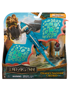 DRAGON TRAINER 6072587 DRAGO CON PERSONAGGIO ASSORTITO