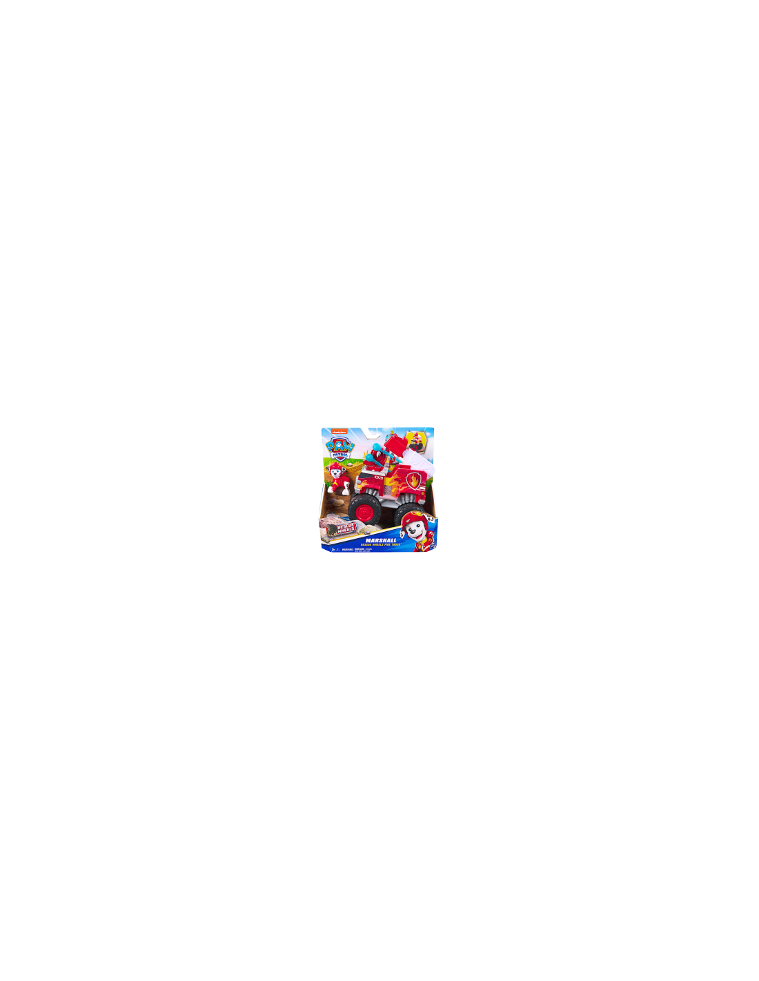 Paw Patrol Rescue Wheels Monster Truck Marshall con Lanciamissili – Spin Master