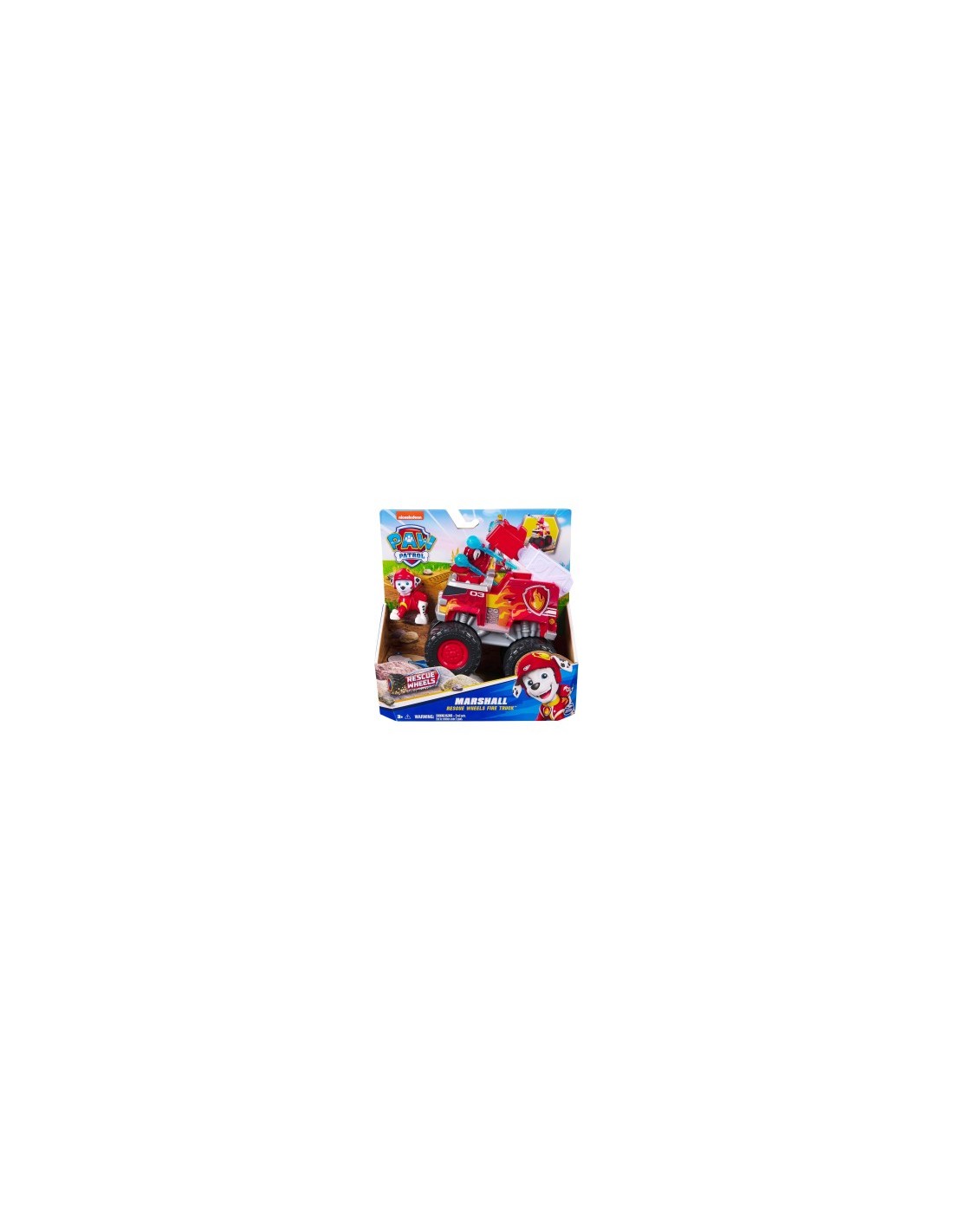 Paw Patrol Rescue Wheels Monster Truck Marshall con Lanciamissili – Spin Master