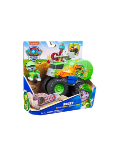 Paw Patrol Rescue Wheels Rocky Veicolo riciclaggio con Lanciamissili – Spin Master