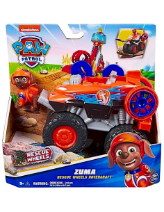 Paw Patrol Rescue Wheels Hovercraft di Zuma con Figura e Lanciamissili – Spin Master
