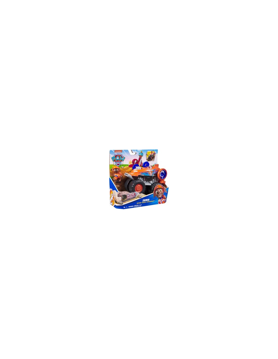 Paw Patrol Rescue Wheels Hovercraft di Zuma con Figura e Lanciamissili – Spin Master
