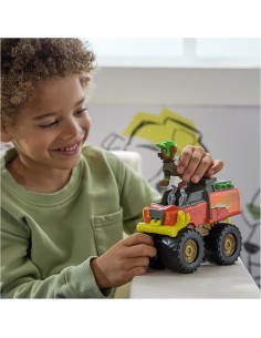 PAW PATROL, RESCUE WHEELS MONSTER TRUCK DI BOOMER, CON GANCIO RETRATTILE, FIGURA INCLUSA,  3+ ANNI