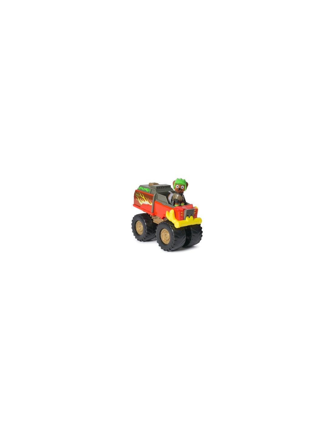 PAW PATROL, RESCUE WHEELS MONSTER TRUCK DI BOOMER, CON GANCIO RETRATTILE, FIGURA INCLUSA,  3+ ANNI