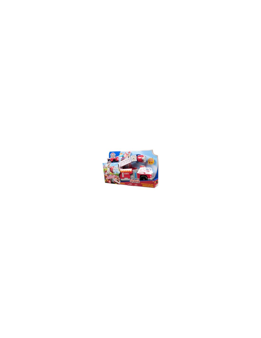 PAW Patrol Camion dei Pompieri Caricamento Rapido con Marshall, Suoni, Luci e Mini Veicolo