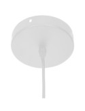 Sospensione Naya, a petali, beige lino, diametro 72 cm, altezza 118 cm