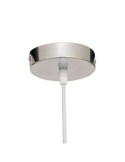 Sospensione Omia, metallo argentato, diametro 38 cm, altezza 125 cm, collezione Sky Lounge