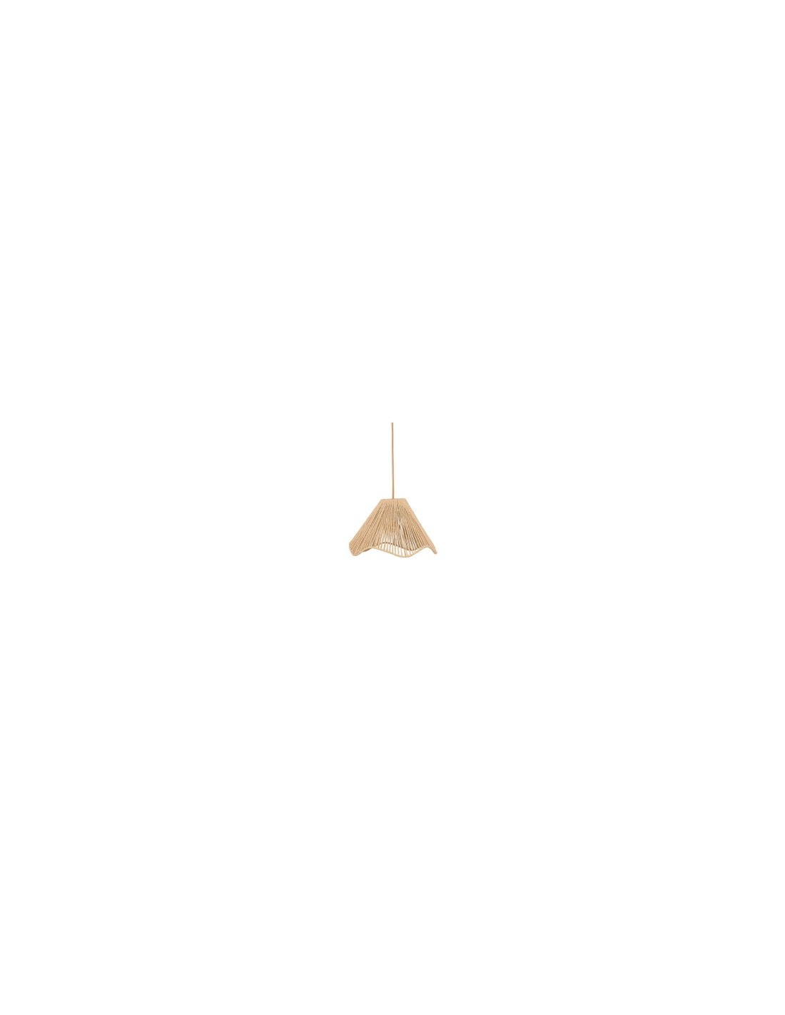 Paralume ABJ Cord Vito, effetto corda naturale, beige, diametro 37 cm