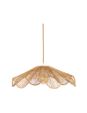 Paralume Gino, juta naturale, beige, diametro 57,5 cm, profondità 18 cm
