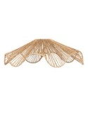 Paralume Gino, juta naturale, beige, diametro 57,5 cm, profondità 18 cm