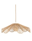 Paralume Gino, juta naturale, beige, diametro 57,5 cm, profondità 18 cm