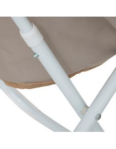 Sedia pieghevole Falten, stampa cane multicolore, PE e acciaio, L. 50 x P. 40 x H. 50 cm, 1.660 Kg