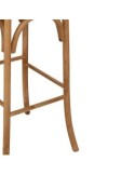 Sedia da bar alta Isak, rovere naturale, beige, L. 47 x P. 52 x H. 110 cm, 5 Kg, legno massiccio
