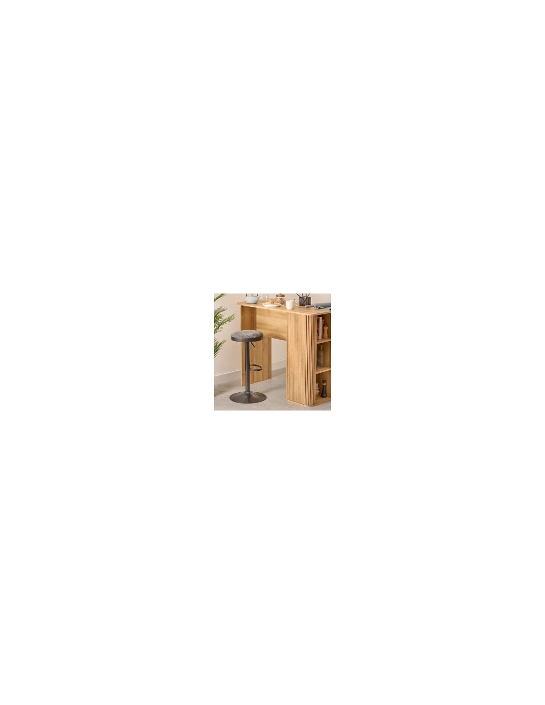 Mazzo di lino artificiale, con vaso in cemento, rosso, altezza 91 cm, 70 x 70 x 91 cm