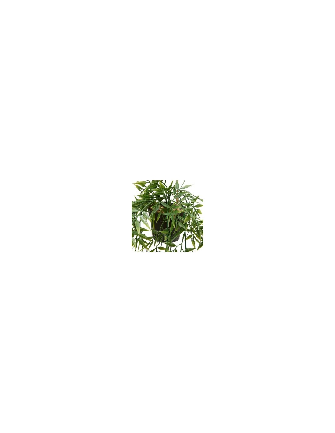 Bambù pensile, pianta artificiale verde, Liora, H. 67 cm, 10 x 10 x 75 cm