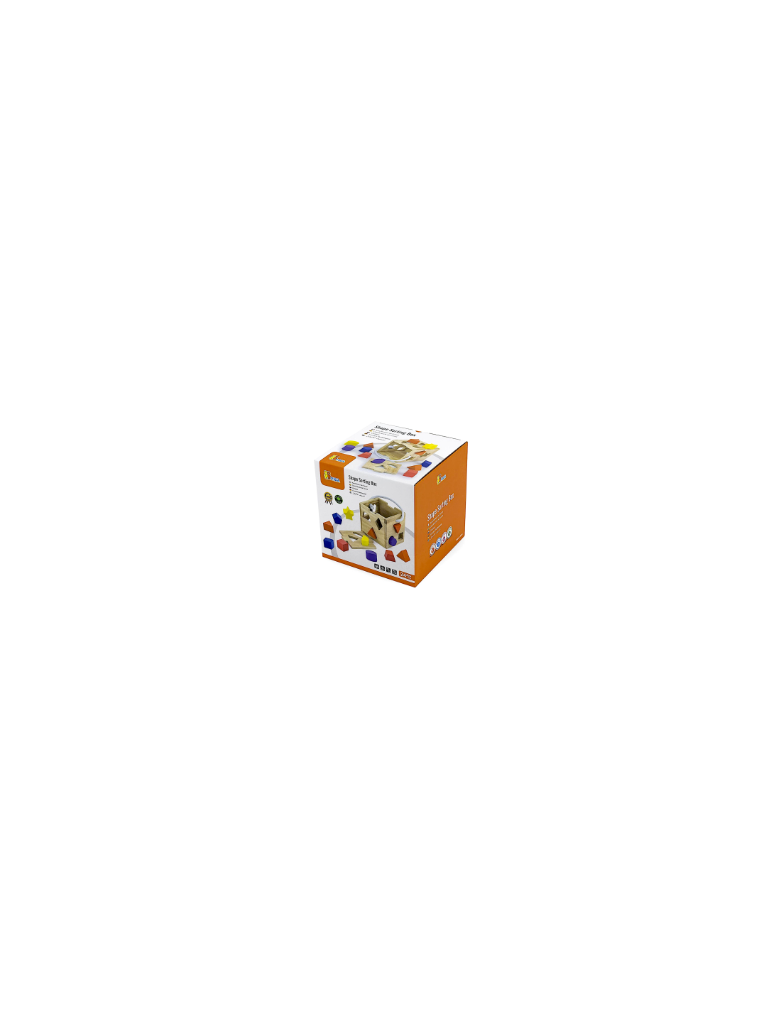CUBO LEGNO CON FORME INCASTRO VGA53659, GIOCO EDUCATIVO