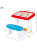 BANCO SCUOLA PER BAMBINI 49x54x72 CM  IN PLASTICA FP FPR1810
