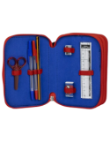 ASTUCCIO SPIDERMAN CON COLORI INCLUSI, MULTISCOMPARTI, 3 ZIP 2700001257