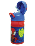 BORRACCIA DI PLASTICA 350ML SPIDEY 01204 CON BECCUCCIO PER BAMBINI, SCUOLA, TEMPO LIBERO