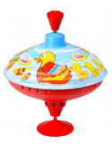 TROTTOLA  IN METALLO CON  PAPERELLE 16CM 52266, GIOCATTOLO BIMBI
