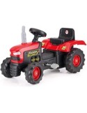 TRATTORE A PEDALI ROSSO DOL8050 FARMER2,  GIOCATTOLO BAMBINI, MEZZO AGRICOLO, PEDALABILE, +3 ANNI, ESTERNO, ROBUSTO
